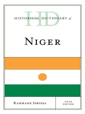 cover image of Historical Dictionary of Niger